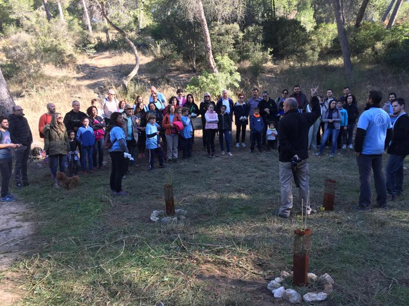 120 árboles plantados en la jornada de reforestación del Vedat