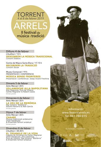 La segona edició del festival Arrels unirà Nàpols, Tetuan i València