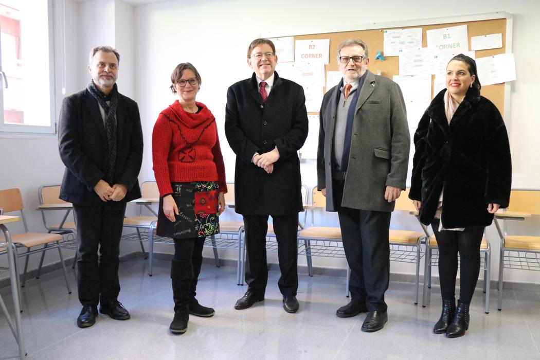 El presidente de la Generalitat y el Alcalde de Torrent visitan las obras del nuevo colegio de educación especial La Encarnación