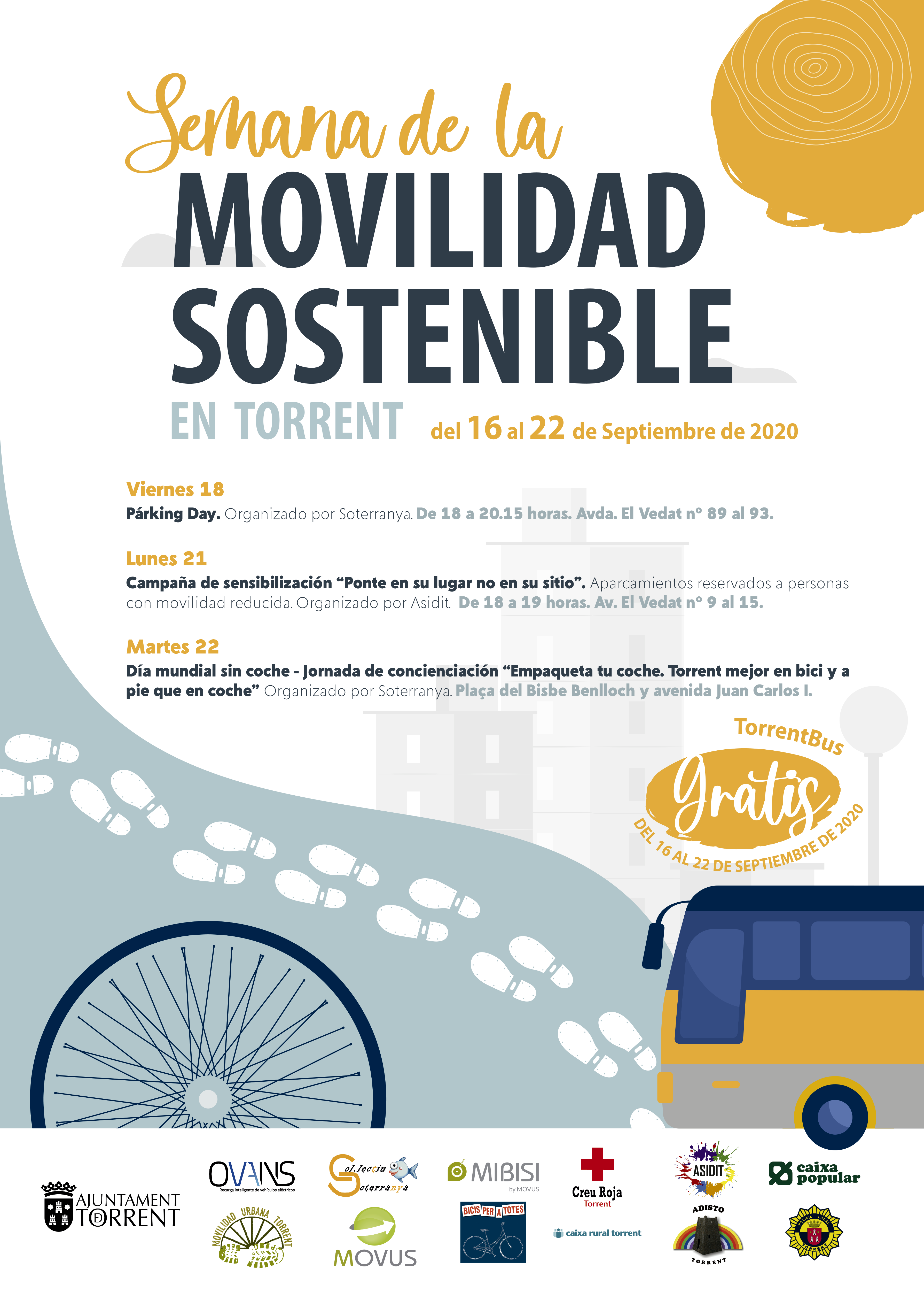 Arranca la Semana de la Movilidad con TorrentBus gratuito para todos los usuarios y usuarias