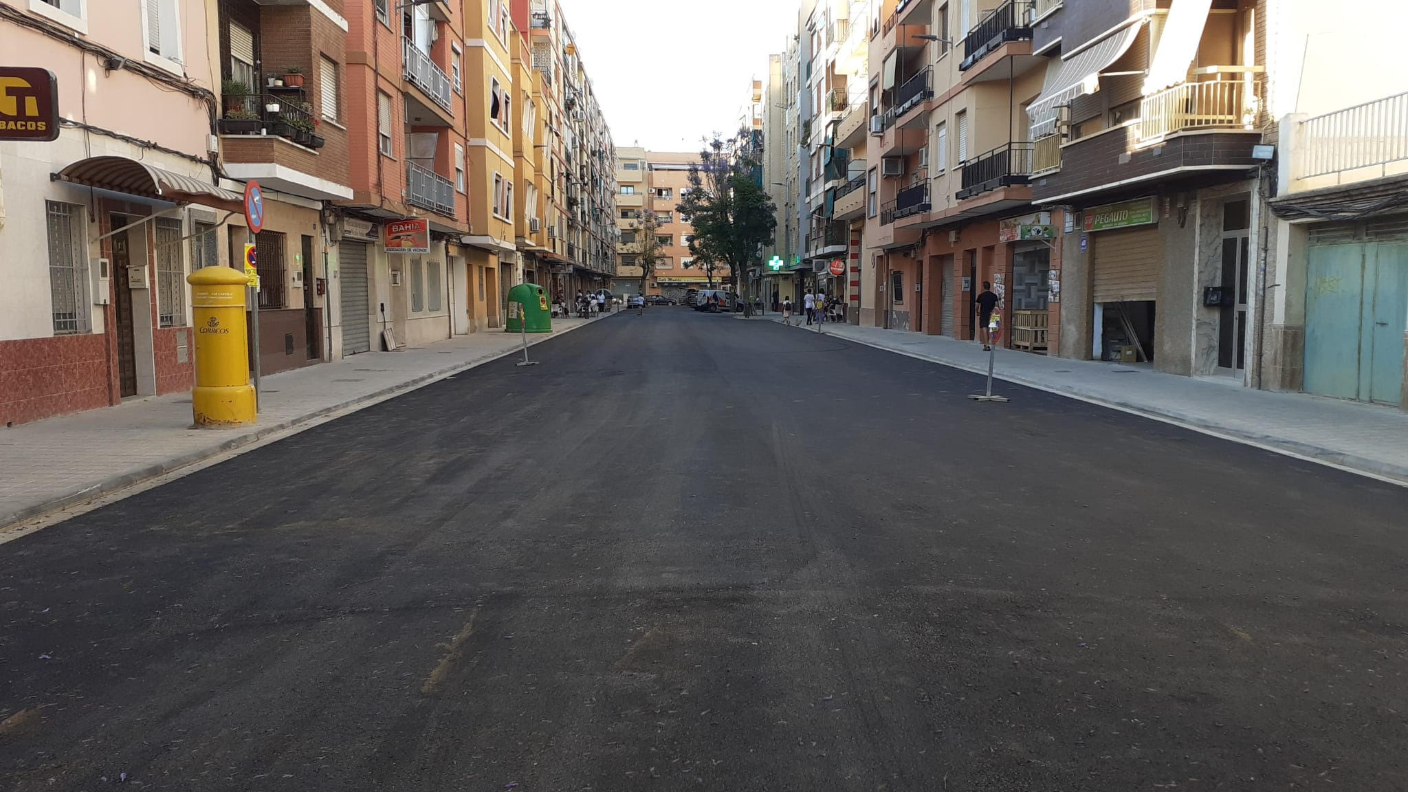 Acaben les obres de millora del carrer de Nicolás Andreu