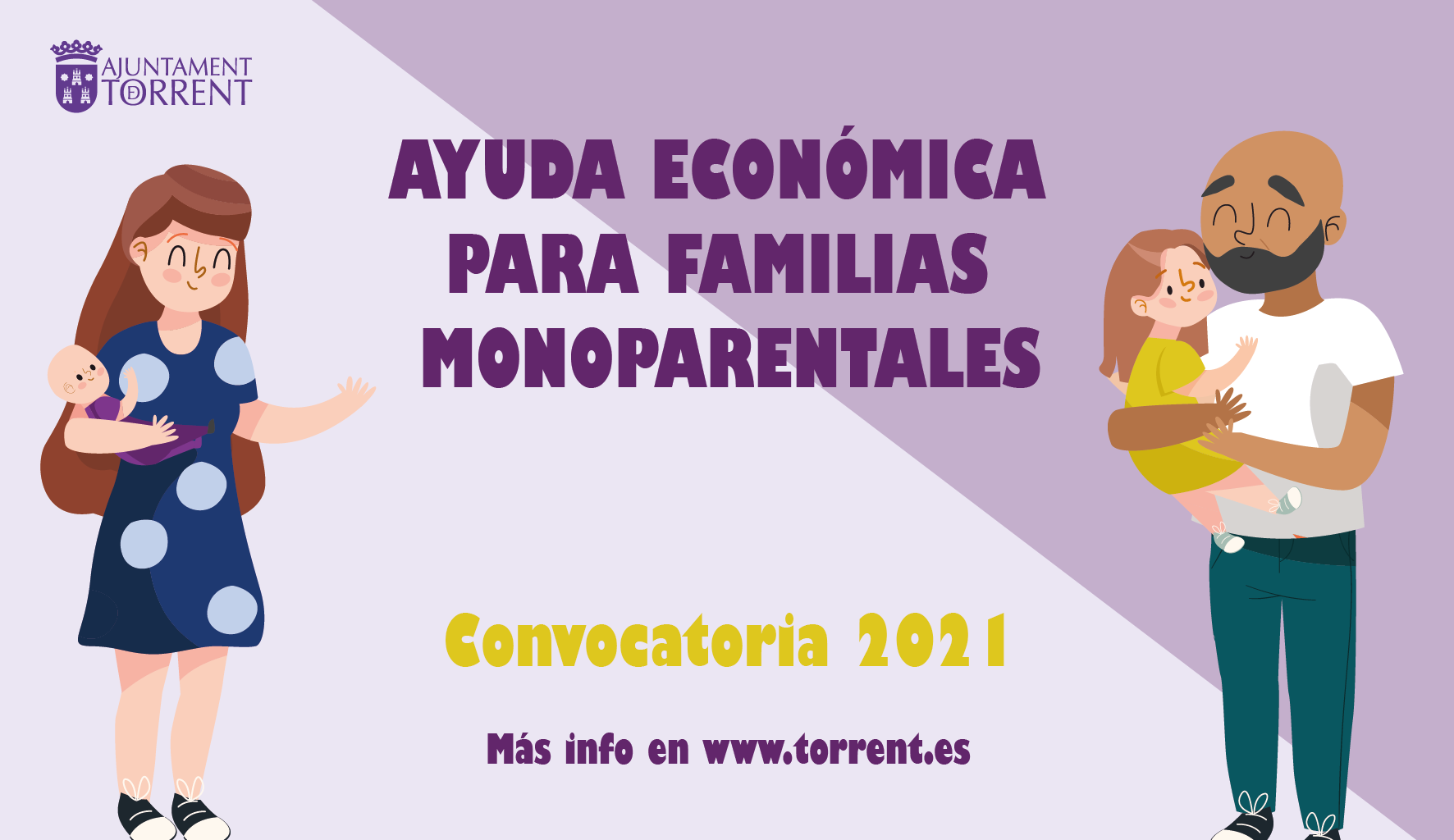 Torrent convoca las ayudas para familias monoparentales del año 2021