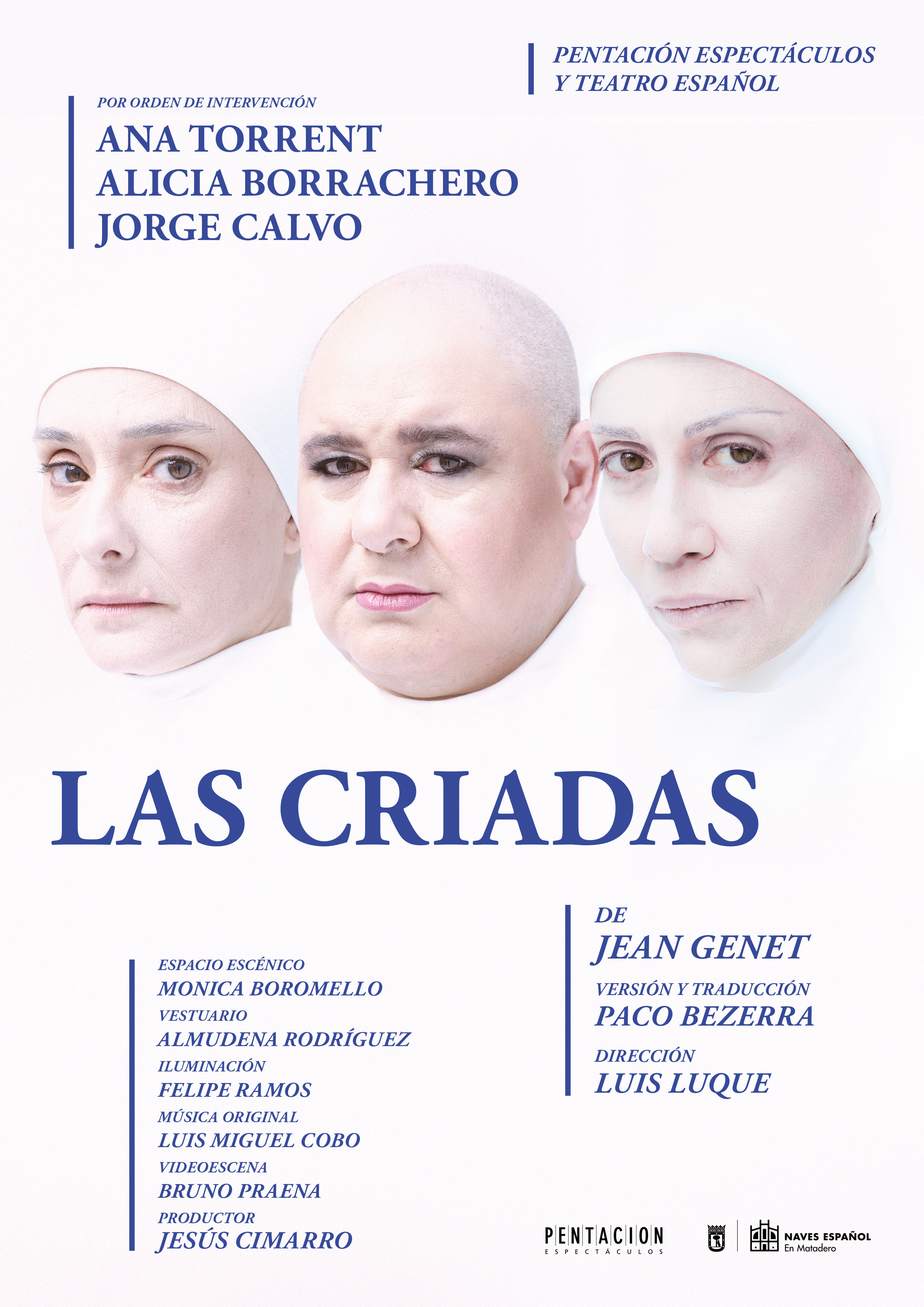 Ana Torrent, Alicia Borrachero i Jorge Calvo protagonitzen ‘Las Criadas’ de Jean Genet