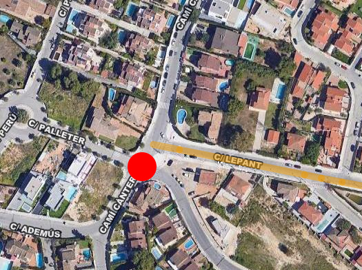 Torrent aprova el projecte de construcció d’una rotonda al carrer Lepant amb Camí dels Cànters